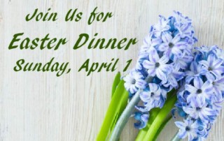 Easter Dinner Menu at Trattoria Zooma 2018
