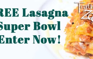 FREE Lasagna for the Super Bowl