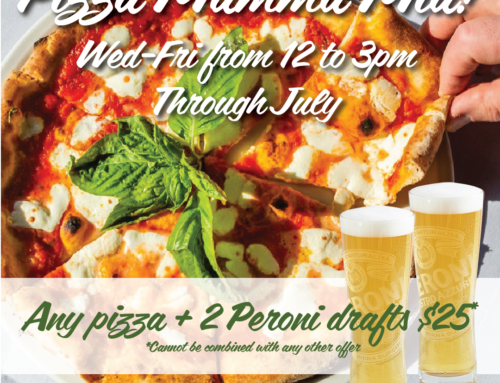 Pizza Mamma Mia in July!