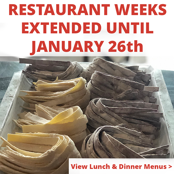We’re Extending Restaurant Weeks 2024 Until January 26th Trattoria Appia